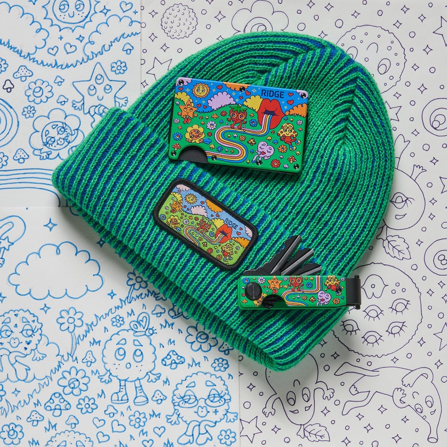 Classic Cuff Beanie - Claire Morales - Happy Daze