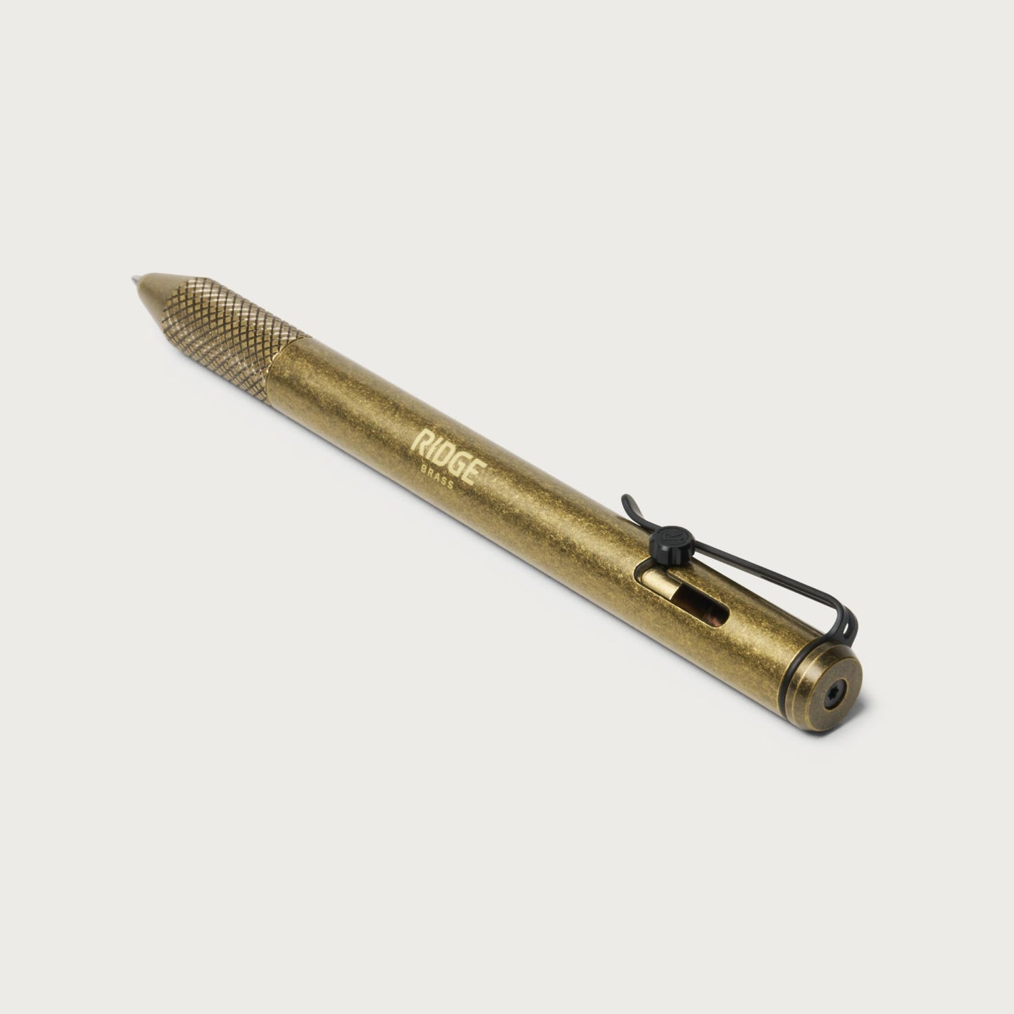 Ridge Bolt Action Pen - Brass