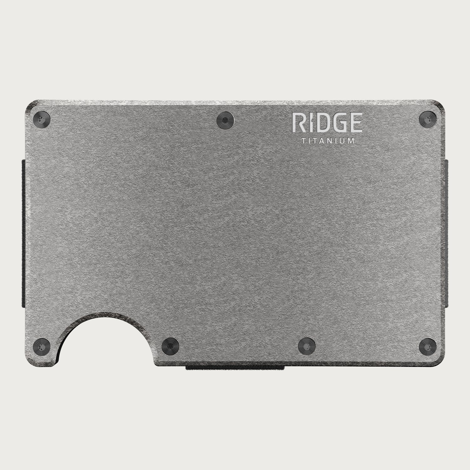 Ridge Wallet - Stonewashed Titanium